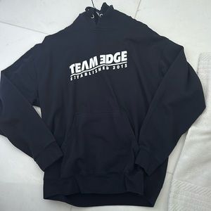 Team Edge Navy Hoodie in Large